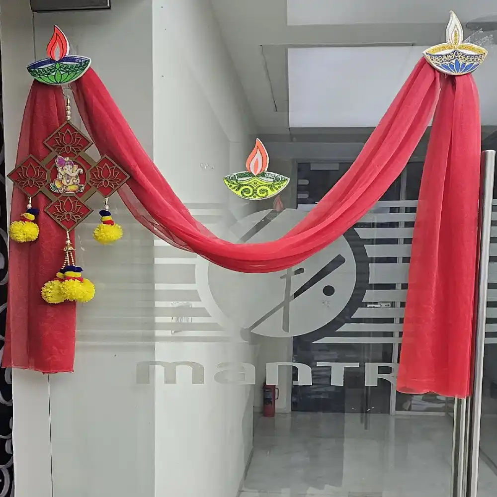 Diwali Decoration in Office